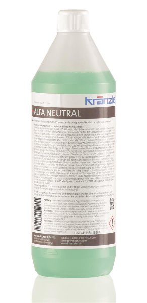 Kränzle Universalreiniger Alfa Neutral 1 Liter (412576 alt)