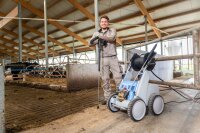 Kränzle quadro 1000 TST, 400V, 7.5 KW, max. 220bar, 16 l/min, mit Schlauchtrommel, 20m Schlauch, Stecksystem D12, Turbokiller, Flachstrahldüse
