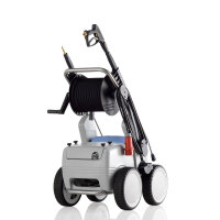 Kränzle quadro 1200 TST, 400V, 7.5 KW, max. 180bar, 19 l/min, mit Schlauchtrommel, 20m Schlauch, Stecksystem D12, Turbokiller, Flachstrahldüse