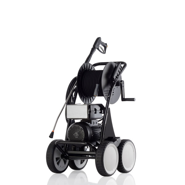 Kränzle LX-RP 1600 TST, 400V, 8 KW, max. 150bar, 26.7 l/min, mit Schlauchtrommel, 20m Schlauch, Stecksystem D12, Flachstrahldüse