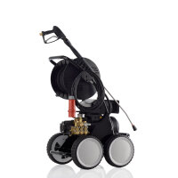 Kränzle LX-RP 1600 TST, 400V, 8 KW, max. 150bar, 26.7 l/min, mit Schlauchtrommel, 20m Schlauch, Stecksystem D12, Flachstrahldüse