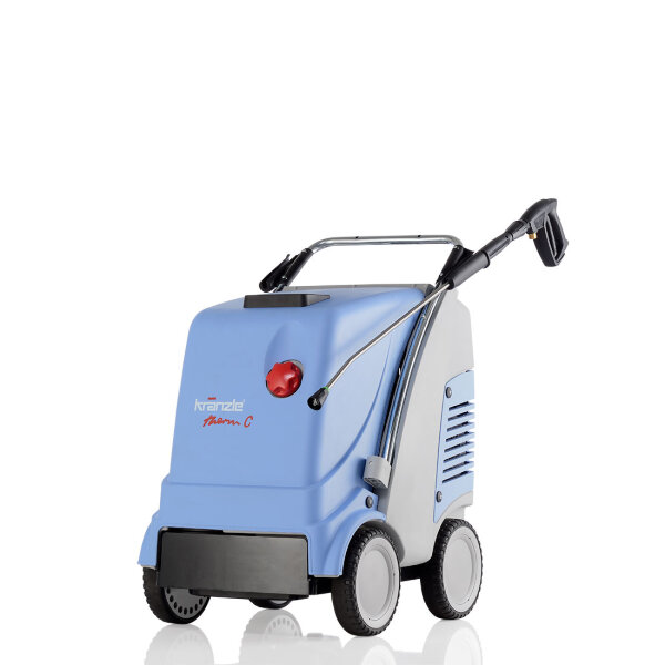 Kränzle therm C 13/180, 400V, 4.8 KW, max. 150bar, 13 l/min, 10m Schlauch, Stecksystem D12, Flachstrahldüse