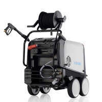Kränzle therm 1017 T, 400V, 5.5 KW, max. 150bar, 16.7 l/min, mit Schlauchtrommel, 20m Schlauch, Stecksystem D12, Flachstrahldüse