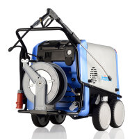 Kränzle therm-RP 1000 AT, 400V, 7.5 KW, max. 200bar, 16.6 l/min, mit Automatik-Schlauchtrommel, 20m Schlauch, Stecksystem D12, Flachstrahldüse