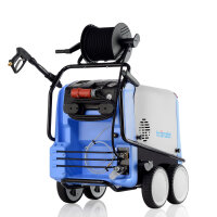 Kränzle therm-RP 1200 T, 400V, 8 KW, max. 190bar, 20 l/min, mit Schlauchtrommel, 20m Schlauch, Stecksystem D12, Flachstrahldüse