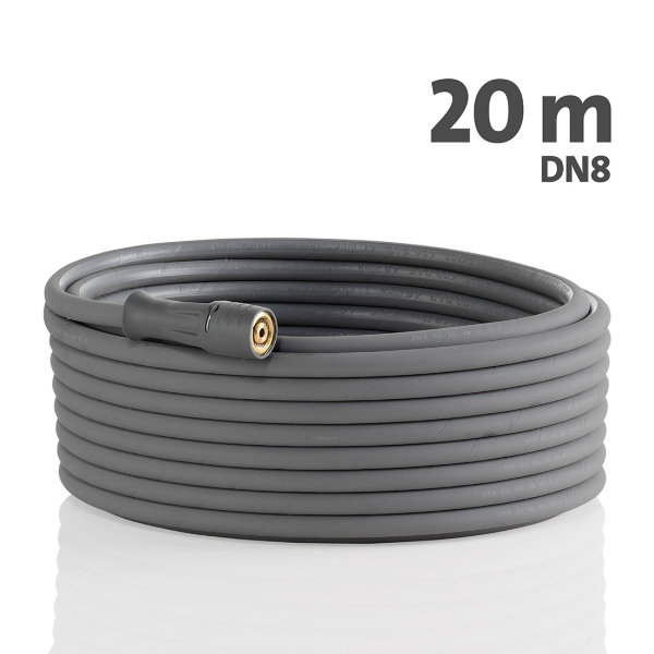 Kränzle HD-Schlauch 20m NW8 400bar grau für LX-RP, therm-RP, therm 1, e-therm, Primus, Primus-RP