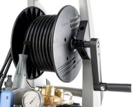 Hochdruckschlauch NW6, 15m, 210 bar, 1SN, mit Twist-Stop Verdrehschutz für Kränzle Schlauchtrommel Profi  (Ersatzschlauch für Trommel Kränzle Profi Serie)