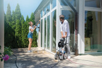 Kränzle X8/150 TST, 230V, 2.25 KW, max. 150bar, 8 l/min, mit Schlauchtrommel, 15m Schlauch, Stecksystem D12, Schmutzkiller, Flachstrahldüse
