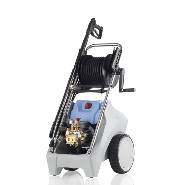 Kränzle Primus 1000 TST, 400V, 7.5 KW, max. 220bar, 16.6 l/min, mit Schlauchtrommel, 20m Schlauch, Stecksystem D12, Flachstrahldüse