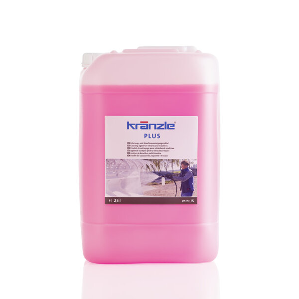 Kränzle Plus 25 Liter Spezialreiniger pH-Wert 10,5 (#412709 alt) Angaben zur IE-Richtlinie 2010/75/EU 0% (VOC): Kränzle Plus 2,8%