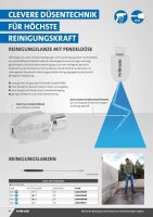 Kränzle Edelstahllanze 1000 mm D12 mit Griffschalen mit versch. Pendeldüsen