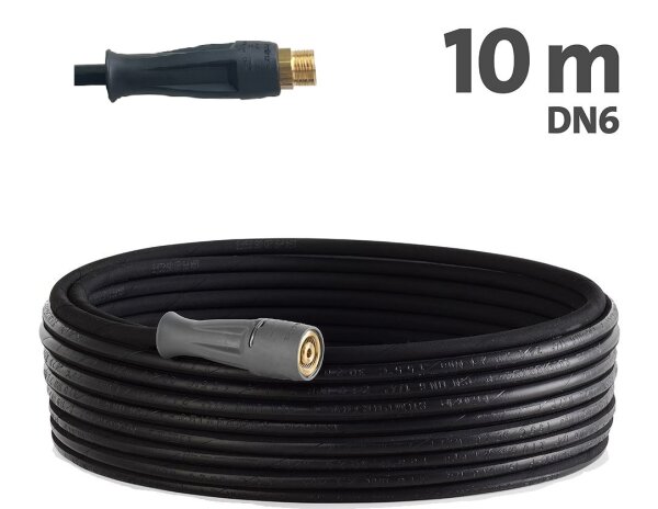 Kränzle HD-Schlauch Verlängerung NW6 1SN 10m 210bar M22x1,5 IG x M22x1,5 IG mit Twist-Stop Verdrehschutz ( inkl. Schlauchverbinder )