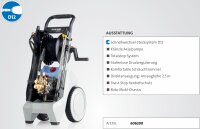 Kränzle X Profi 175 TST, 400V, 3.8KW, max. 150bar, 12 l/min, mit Schlauchtrommel, 20m Schlauch, Stecksystem D12, Schmutzkiller, Flachstrahldüse