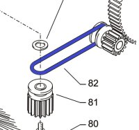 Kränzle Rundriemen  Kehrmaschine 2 + 2 4,8 x 314 mm endlos